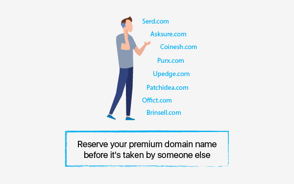 Premium domain names