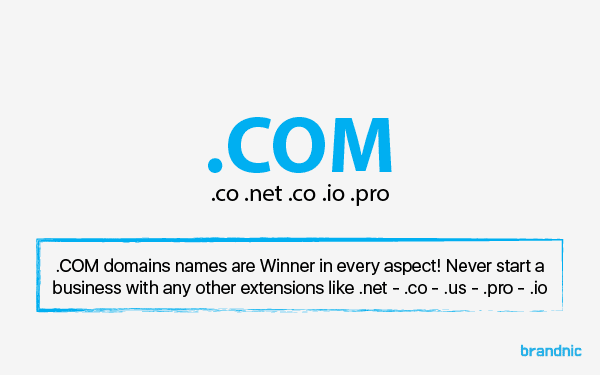.com name extension